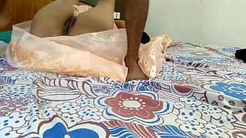 indian newly married first night fucking in saree