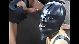 bitches in full latex smothering and facesitting a man 01