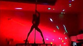 sexy girls strip and dance in techno music