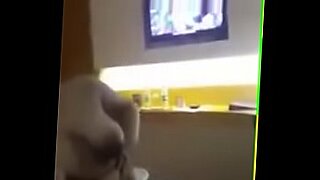 busty blonde forced by two guys to fuck in hotel