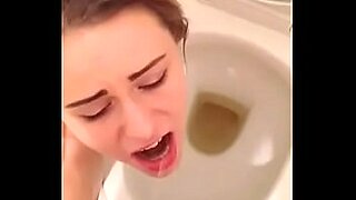 toilet face fart on slave shit