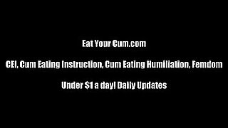 amazing eat cum