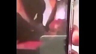 japanese girl in pvc jacket bombarded with cumshots