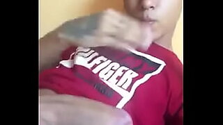 cute alex jerking off his hard penis gay video