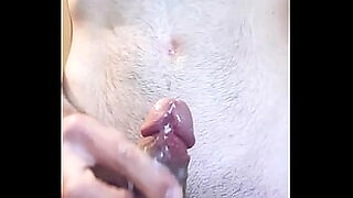 shy girl orgasm loud from doggy style with strap on