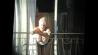 sexy blonde teen with natural tits fingering pussy outdoor