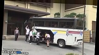 japanese teen in bus