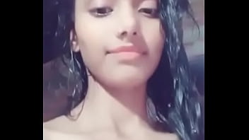 indian girl self bath capture selfie