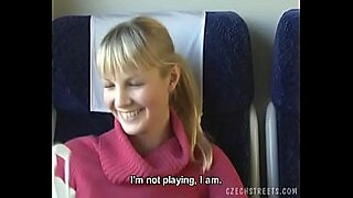 seachold lady grabs dick on train