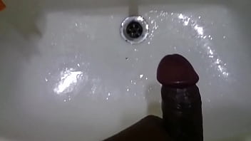 secretly washing my wife in the shower