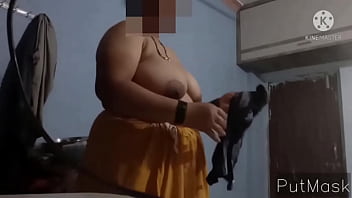 indian tamil wife in a pink nighty kopih sex