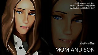 3d fantasy cartoon mother and son