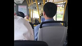 pussy rubbed on bus