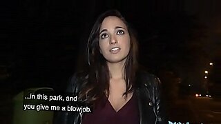 fake agent bangs brunette in public for money full sex