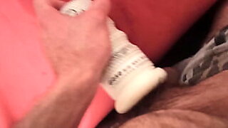 gay cum eating from used condom