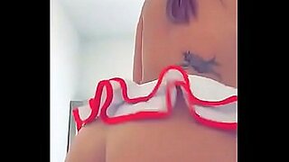 lovely teen goes deepthroat with a toy up her butt